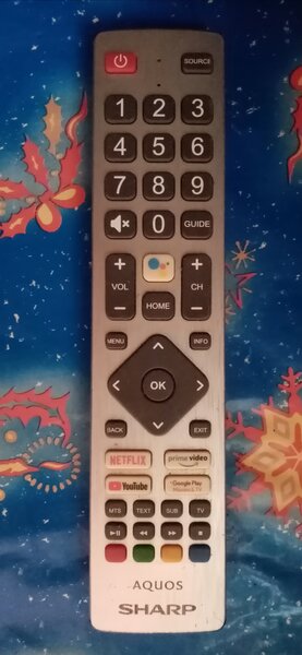 Telecomanda Sharp Aquos +Android Smart TV LED 4K (ecran spart) pt piese